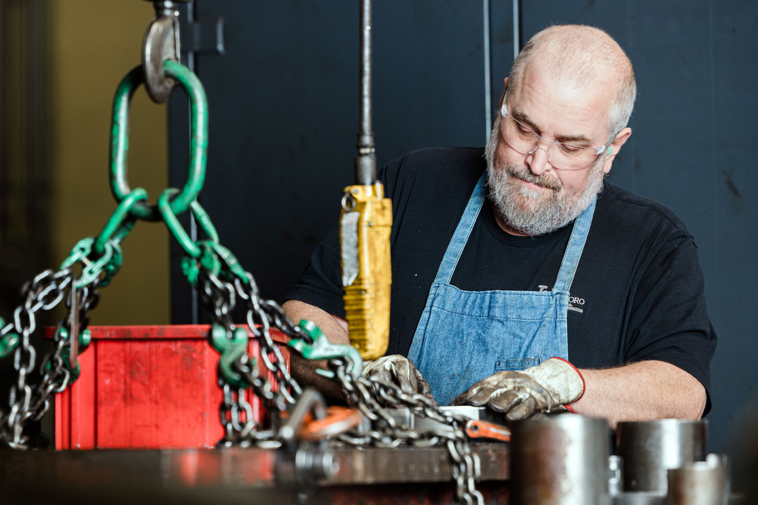 Jonesboro Tool & Die craftsman working on a die design
