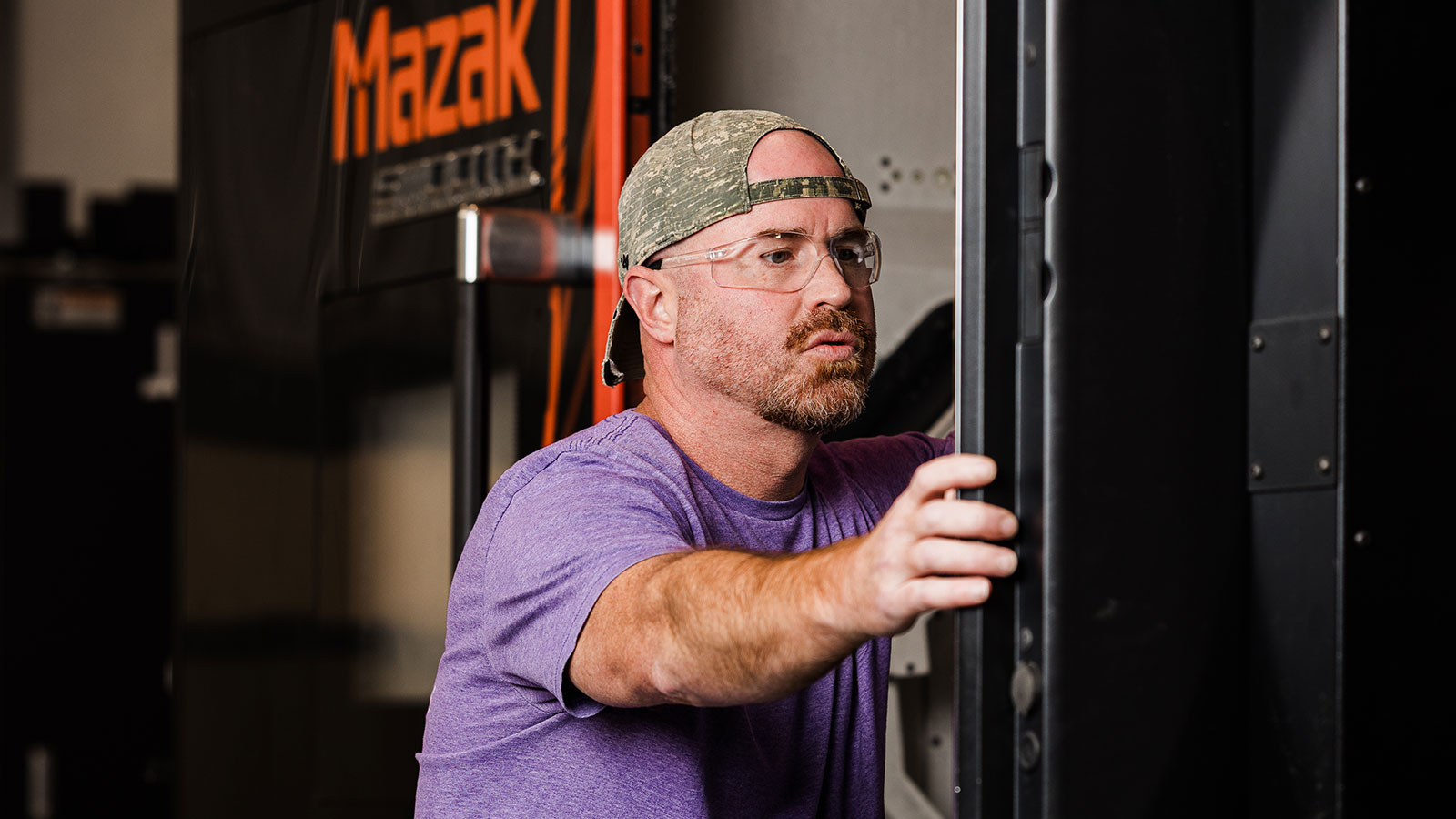 Prep checking on a Mazak machine before use.
