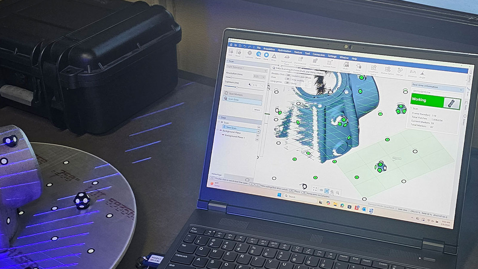 The ability to obtain a high-resolution 3D model and data by instantly generating a CAD model.