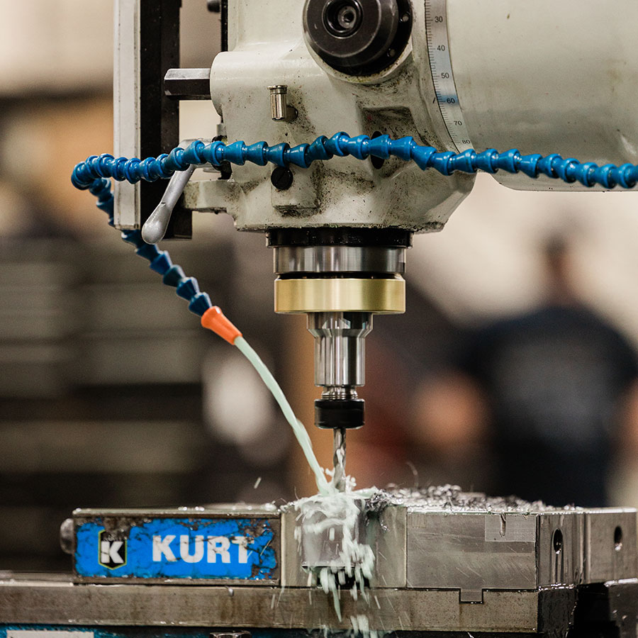 Custom work being done on a machine at Jonesboro Tool & Die.