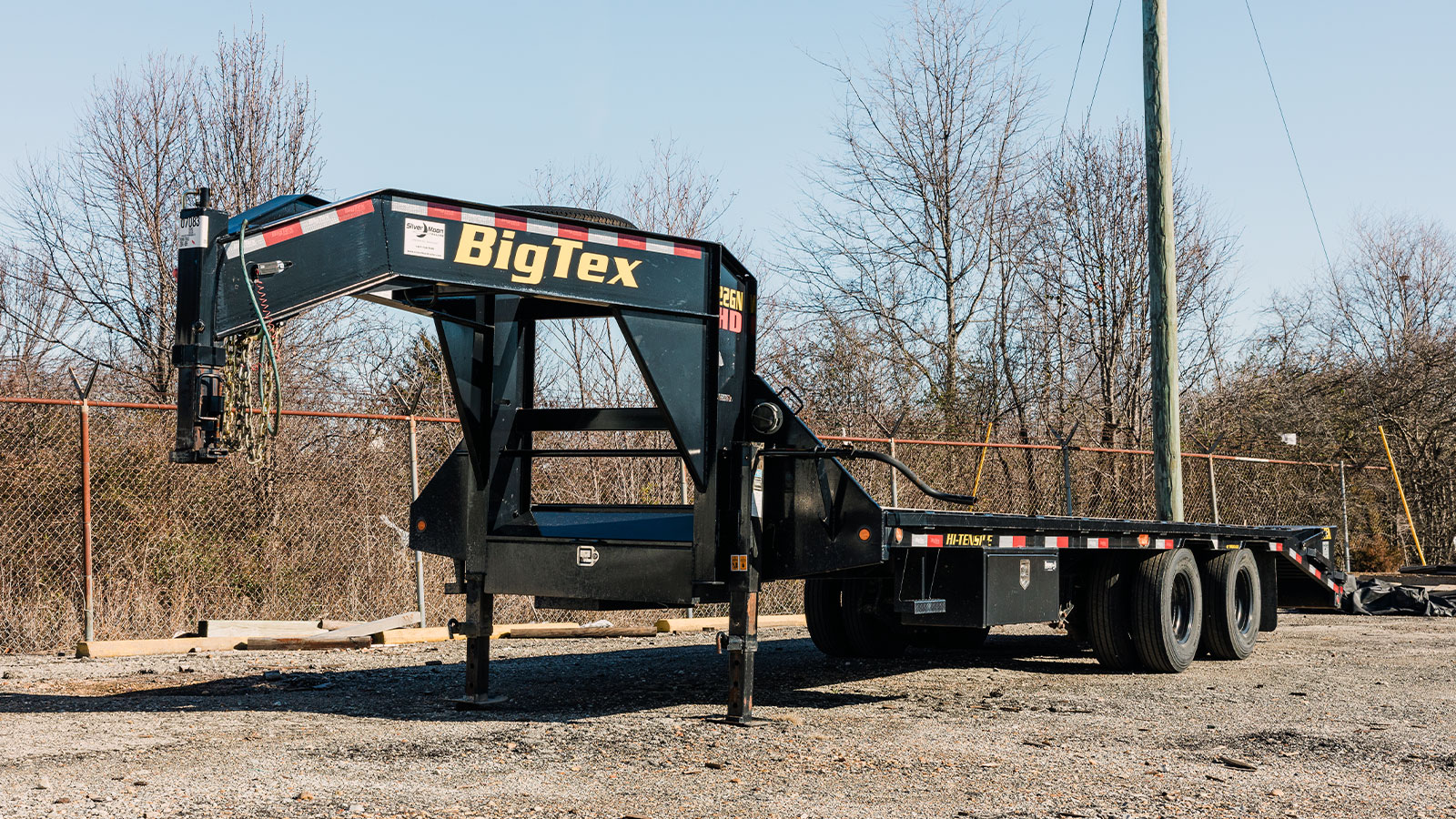JTD's Big Tex Flatbed Gooseneck Trailer.