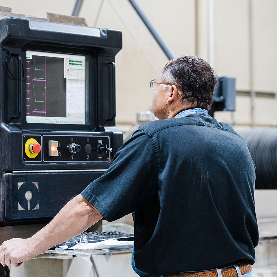 Programming a Waterjet machine at Jonesboro Tool and Die